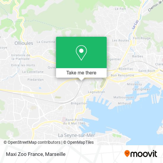 Maxi Zoo France map