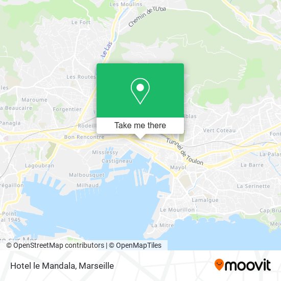 Hotel le Mandala map