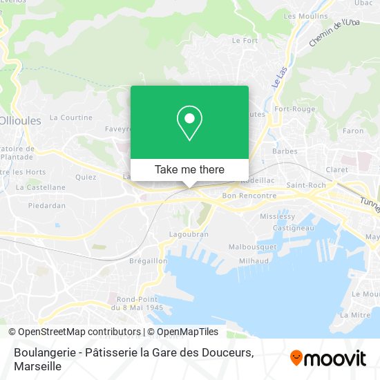 Boulangerie - Pâtisserie la Gare des Douceurs map