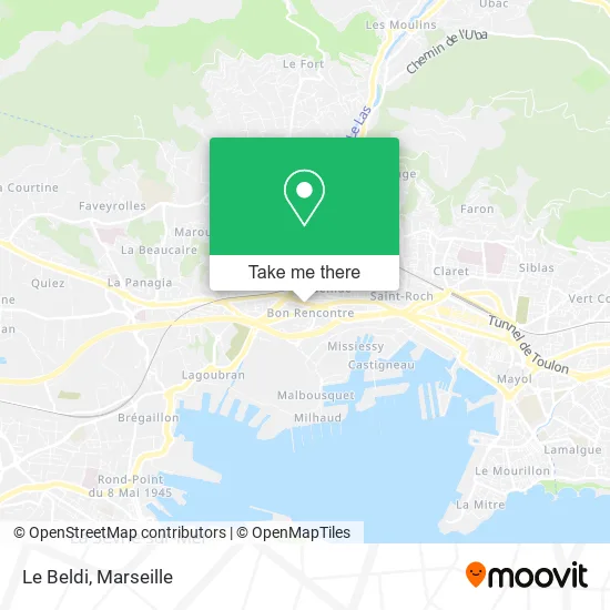 Le Beldi map