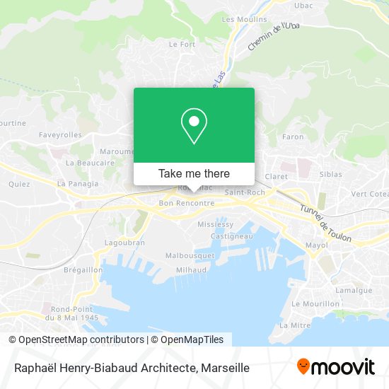 Raphaël Henry-Biabaud Architecte map