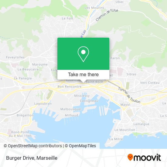 Burger Drive map
