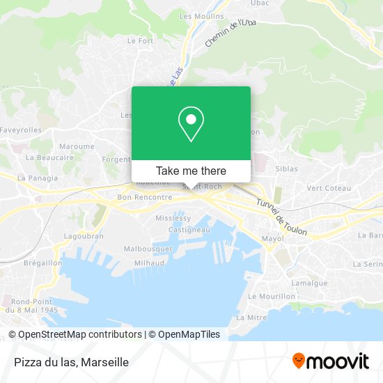 Pizza du las map