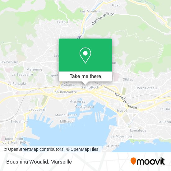 Bousnina Woualid map