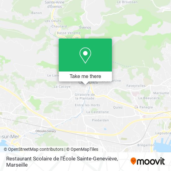 Restaurant Scolaire de l'École Sainte-Geneviève map