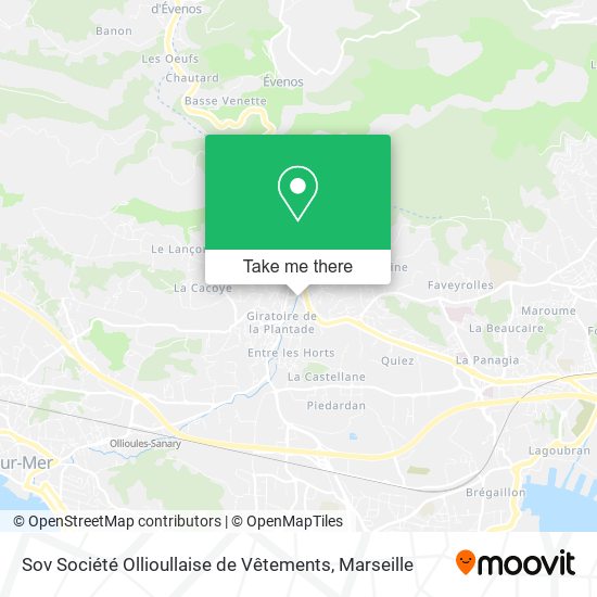 Sov Société Ollioullaise de Vêtements map