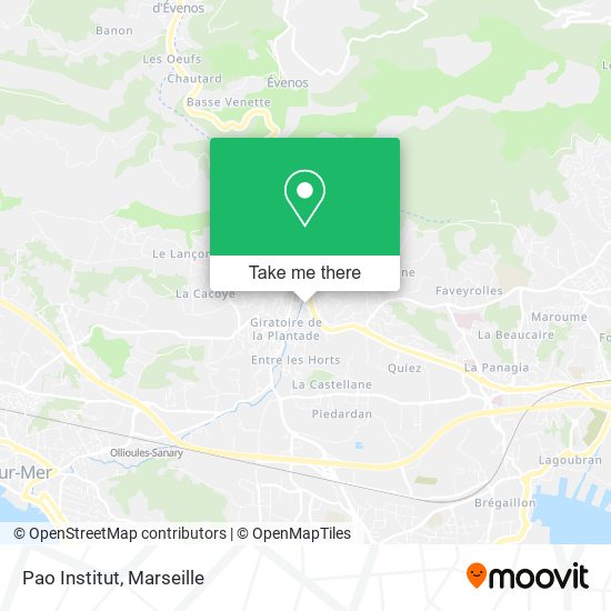 Pao Institut map