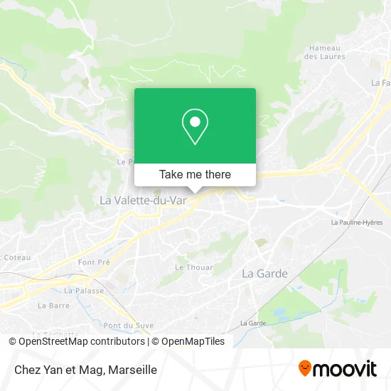 Chez Yan et Mag map