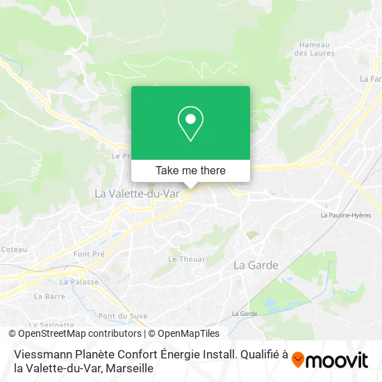 Viessmann Planète Confort Énergie Install. Qualifié à la Valette-du-Var map
