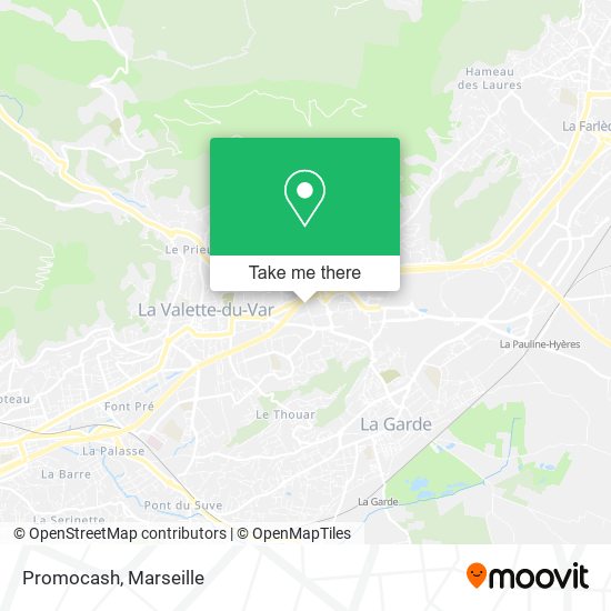 Promocash map