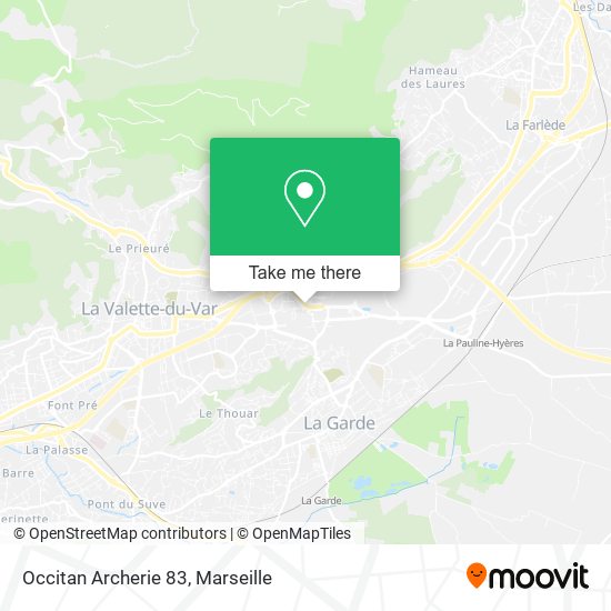 Occitan Archerie 83 map