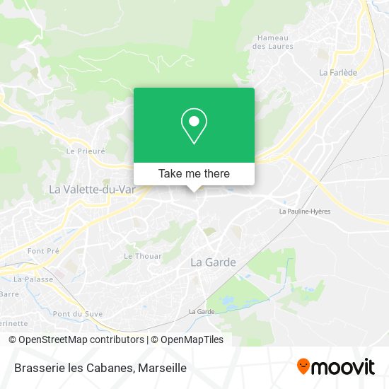 Brasserie les Cabanes map