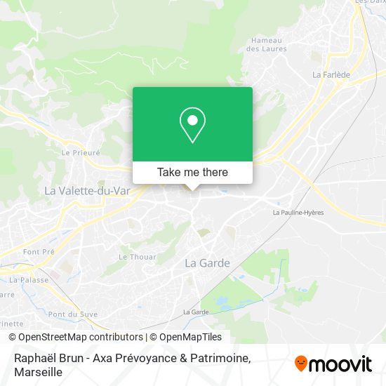Raphaël Brun - Axa Prévoyance & Patrimoine map