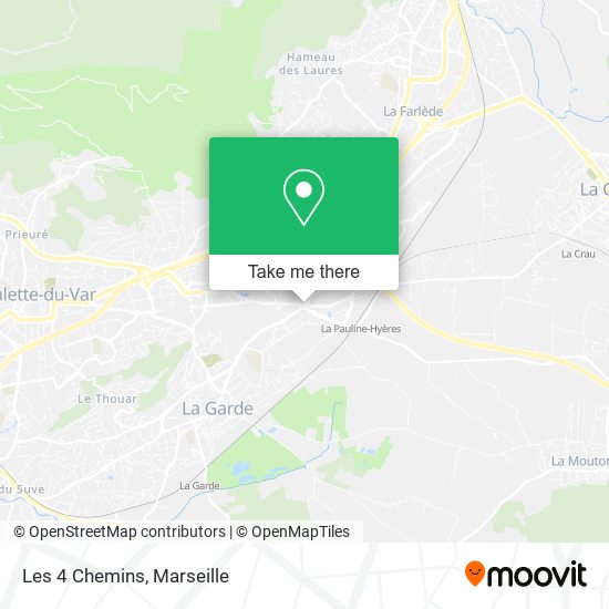 Les 4 Chemins map