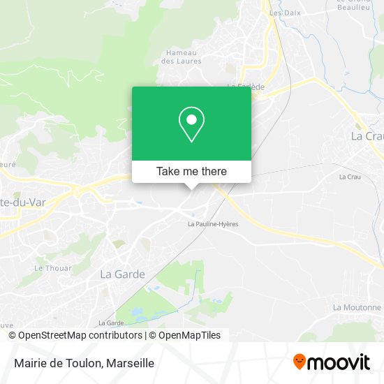 Mairie de Toulon map