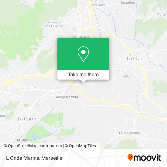 L Onde Marine map