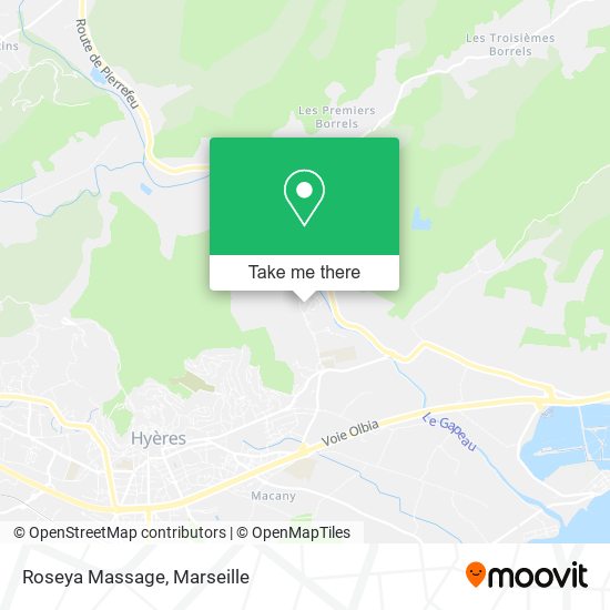 Roseya Massage map