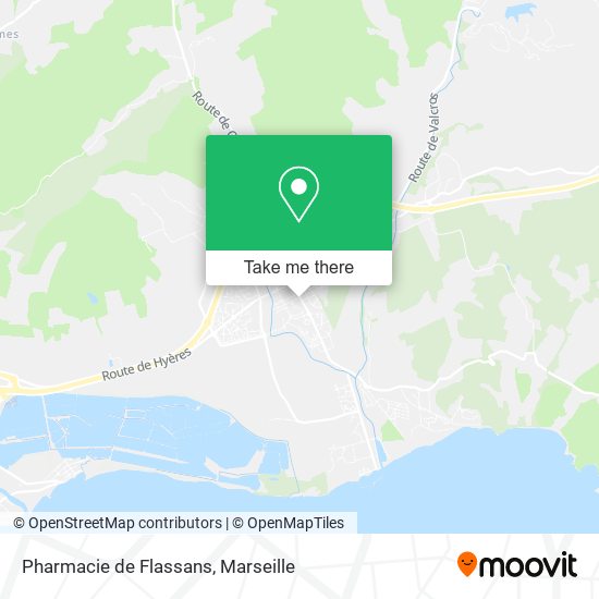 Mapa Pharmacie de Flassans