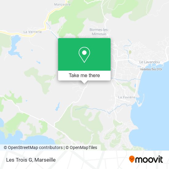 Les Trois G map