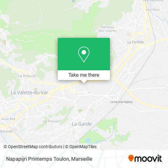 Napapijri Printemps Toulon map