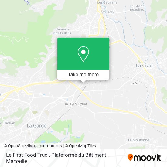 Le First Food Truck Plateforme du Bâtiment map