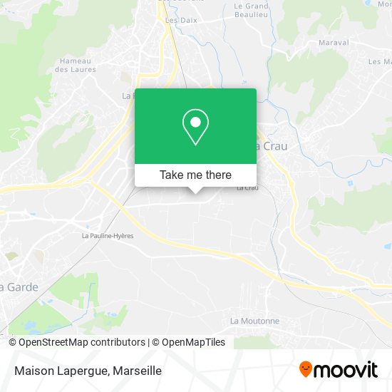 Maison Lapergue map