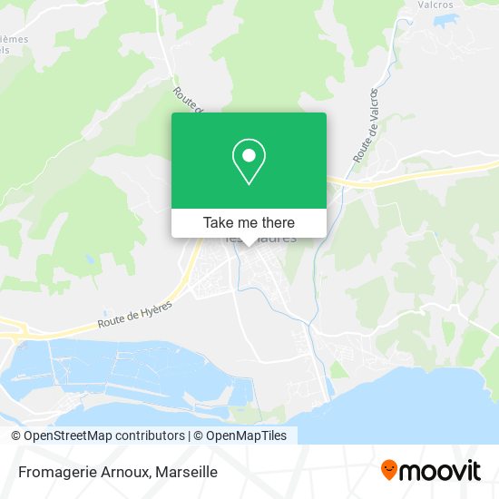 Fromagerie Arnoux map