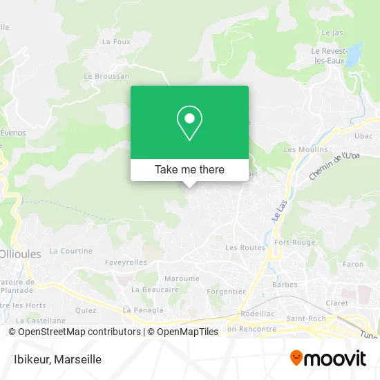 Ibikeur map