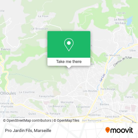 Pro Jardin Fils map