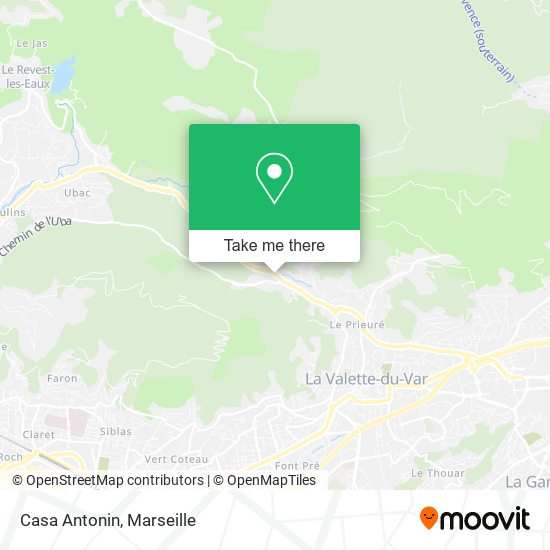 Casa Antonin map