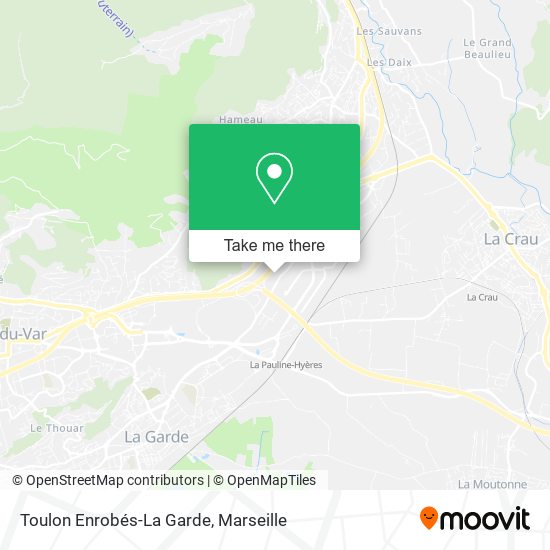 Toulon Enrobés-La Garde map