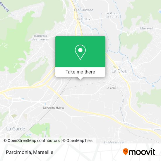 Parcimonia map