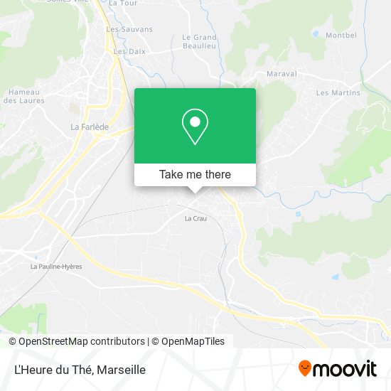 L'Heure du Thé map