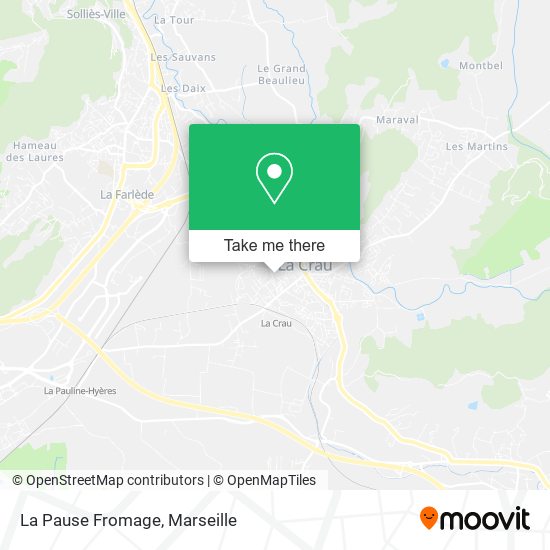 La Pause Fromage map