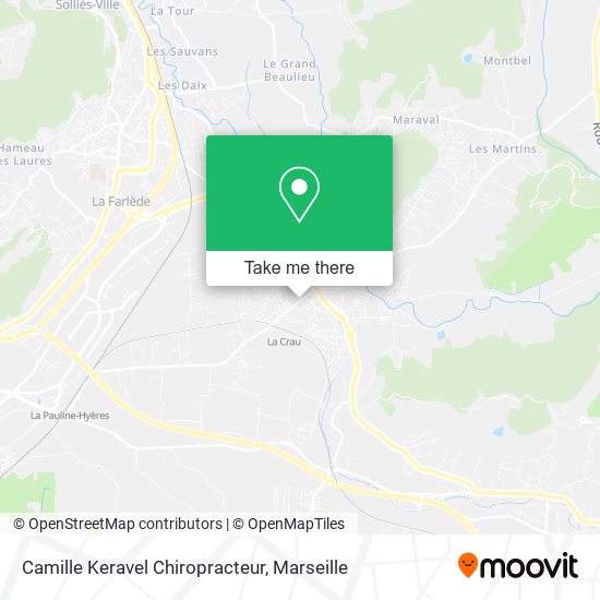 Camille Keravel Chiropracteur map