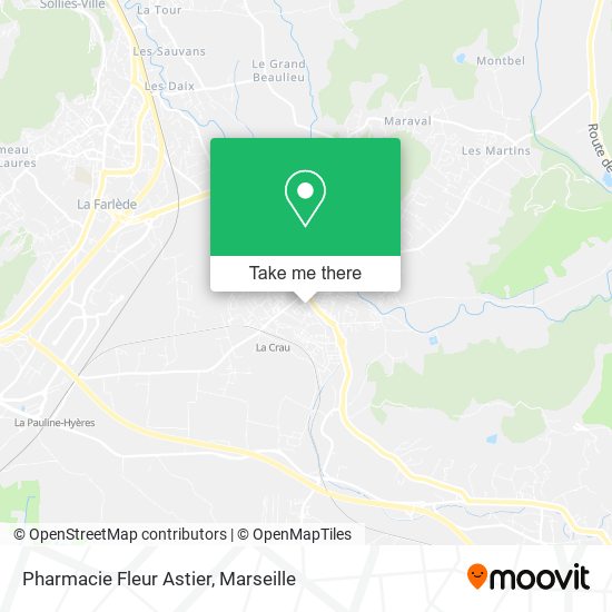 Pharmacie Fleur Astier map