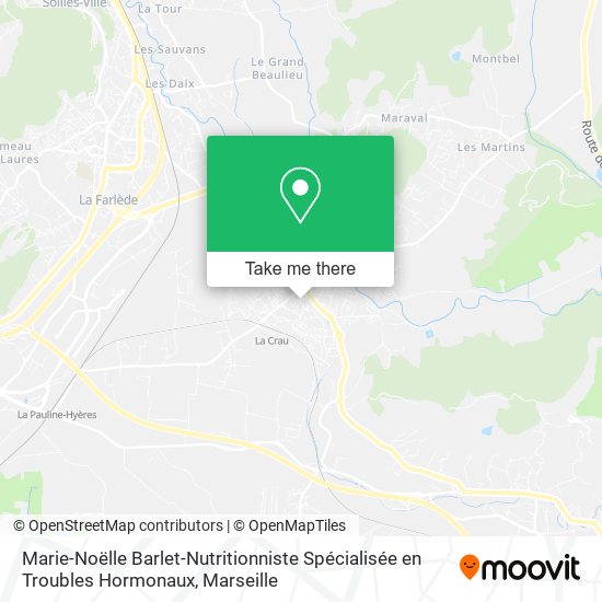 Marie-Noëlle Barlet-Nutritionniste Spécialisée en Troubles Hormonaux map