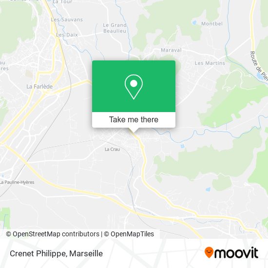 Crenet Philippe map