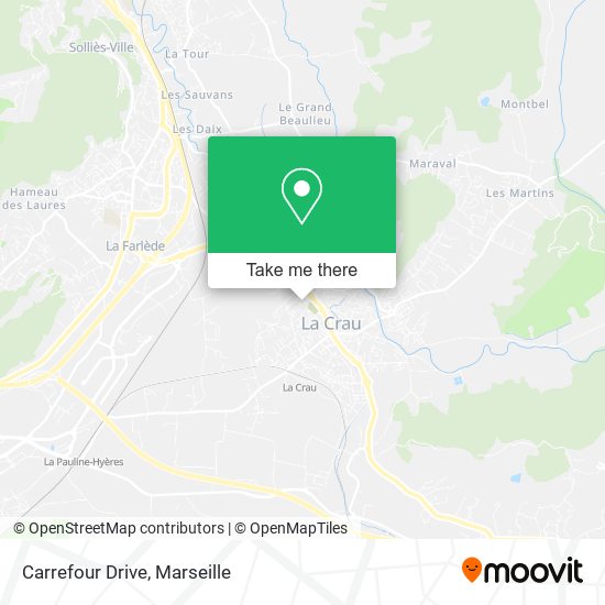 Carrefour Drive map