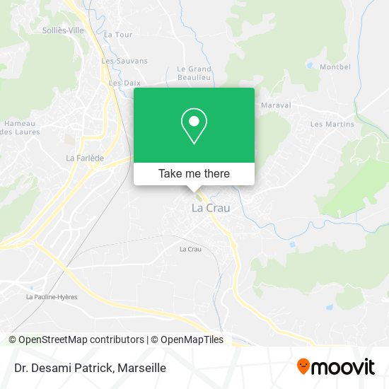 Dr. Desami Patrick map