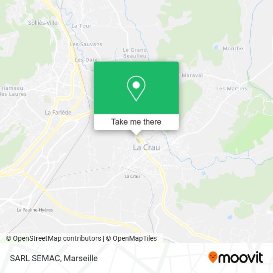 SARL SEMAC map