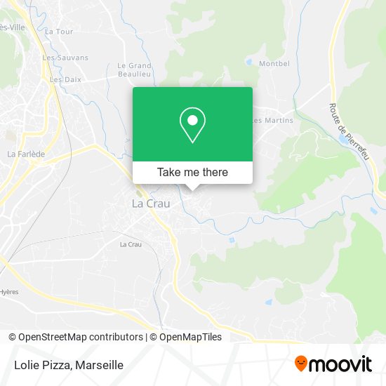 Lolie Pizza map