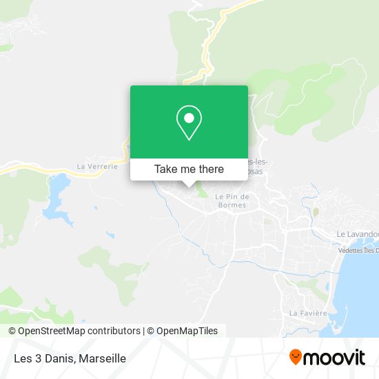 Les 3 Danis map