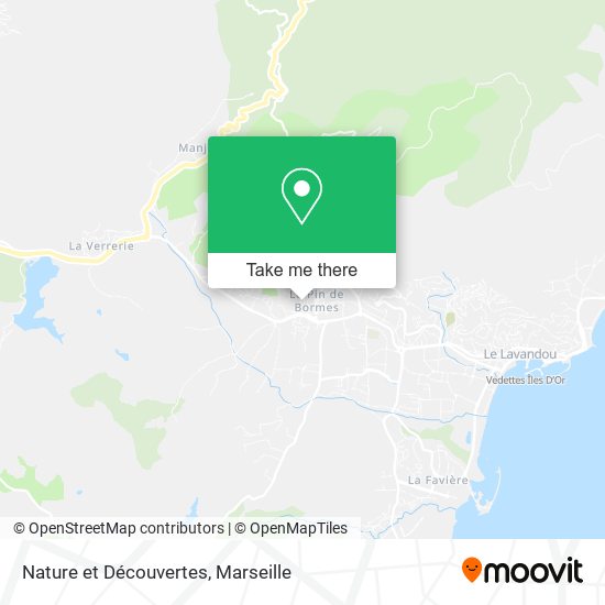 Nature et Découvertes map