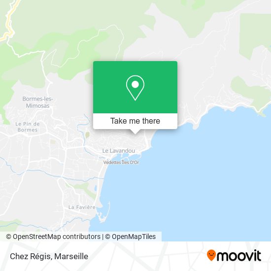 Chez Régis map