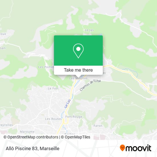 Allô Piscine 83 map