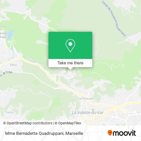 Mme Bernadette Quadruppani map