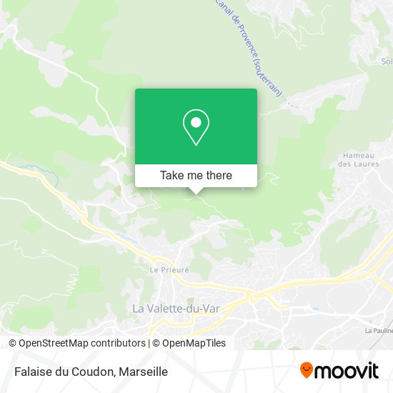 Falaise du Coudon map
