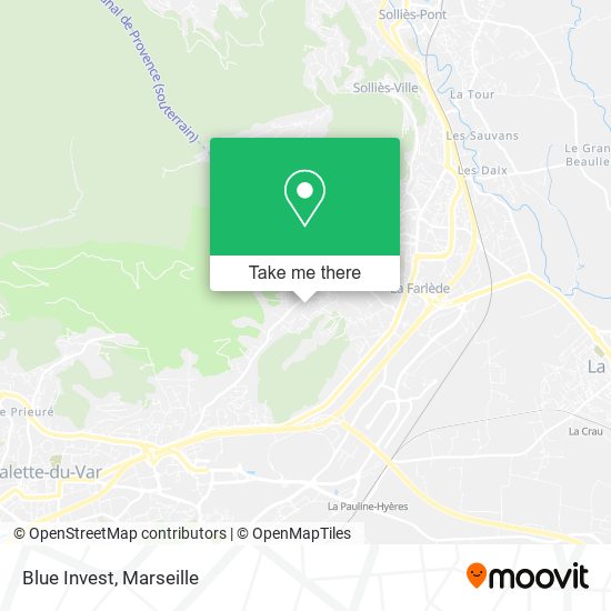 Blue Invest map