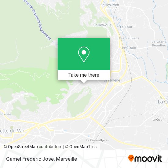 Gamel Frederic Jose map